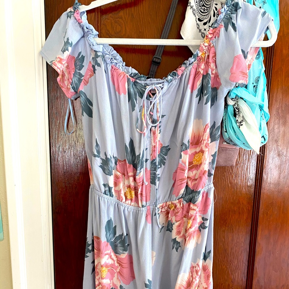 off the shoulder romper